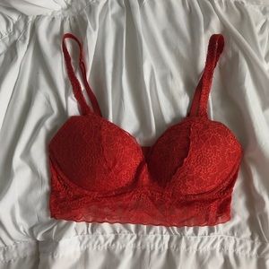 PINK victoria's secret push up bralette